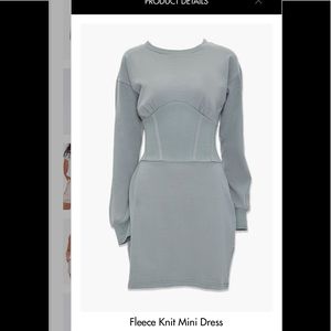 Forever 21 Fleece Knit Mini Dress